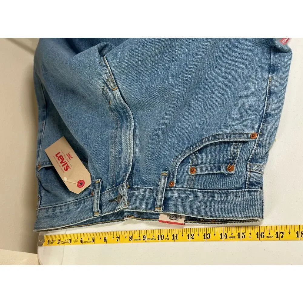 Levis Jeans Mens 33x30 Blue‎ 550 Medium Wash Relaxed Fit Straight Leg Denim NWT